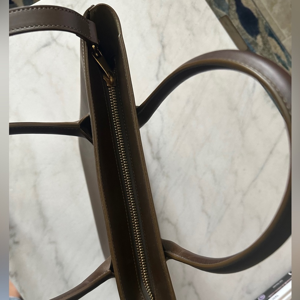 Teddi Joelle- Olive/Brown Women’s leather Bag - Picture 7 of 16